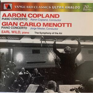 Copland / Menotti / Wild / Symphony Of Air - Piano Concerti  CD